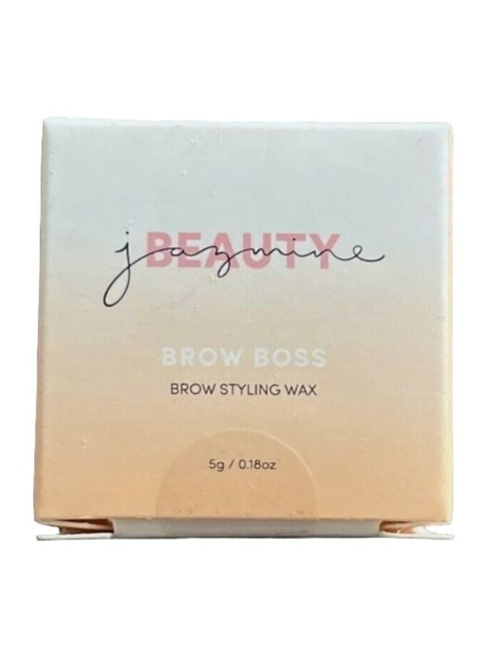 Jazmine Beauty Brow Boss Eyebrow Styling Wax Clear 0.18oz 5g